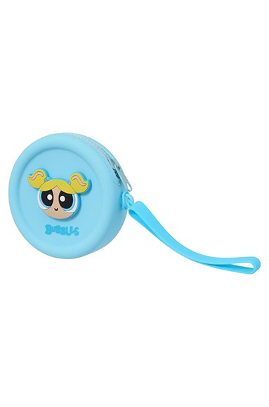 Powerpuff Girls Lisanslı Silikon Bozuk Para Çantası - Bubbles