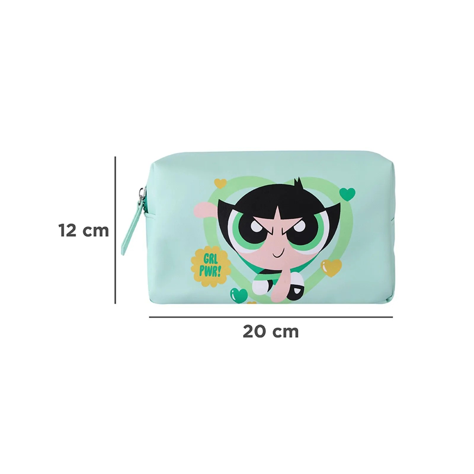 Powerpuff Girls Lisanslı Kare Kozmetik Çantası - Buttercup