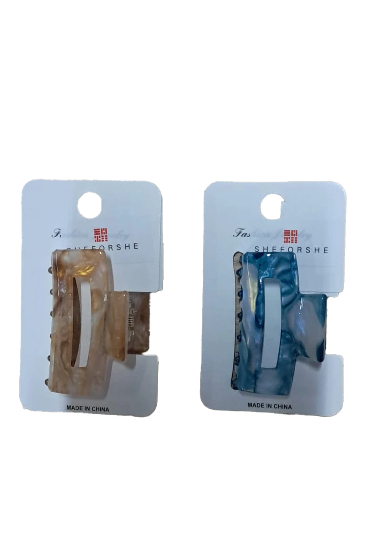 Akrilik Küçük Mandal Tokalar Tekli