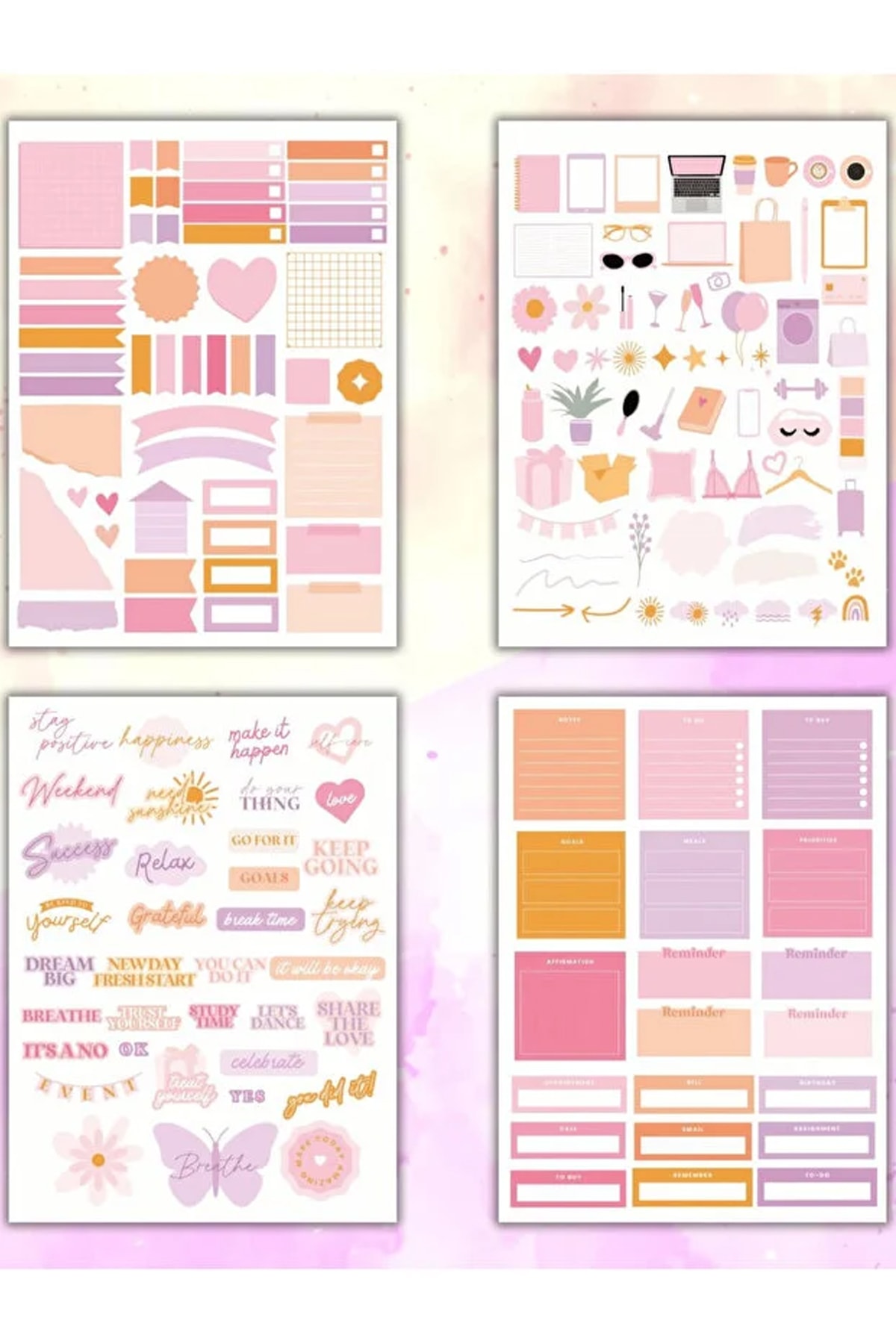 My DIY Sticker Defteri 16Yp.