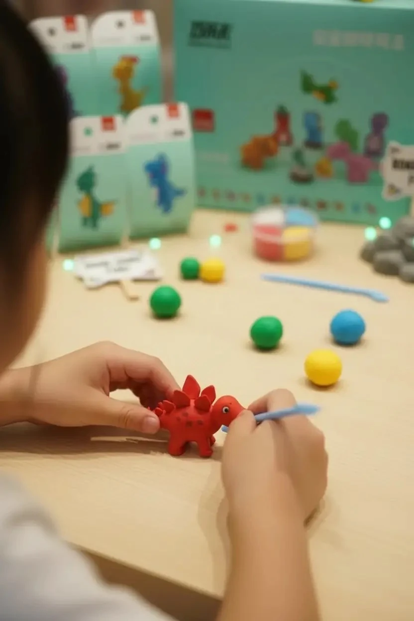 Miniso Lisanslı Açık Kil Serisi Bebek Dinozor – Eğitici Ve Yaratıcı Oyun Hamuru Seti 15,5 Cm