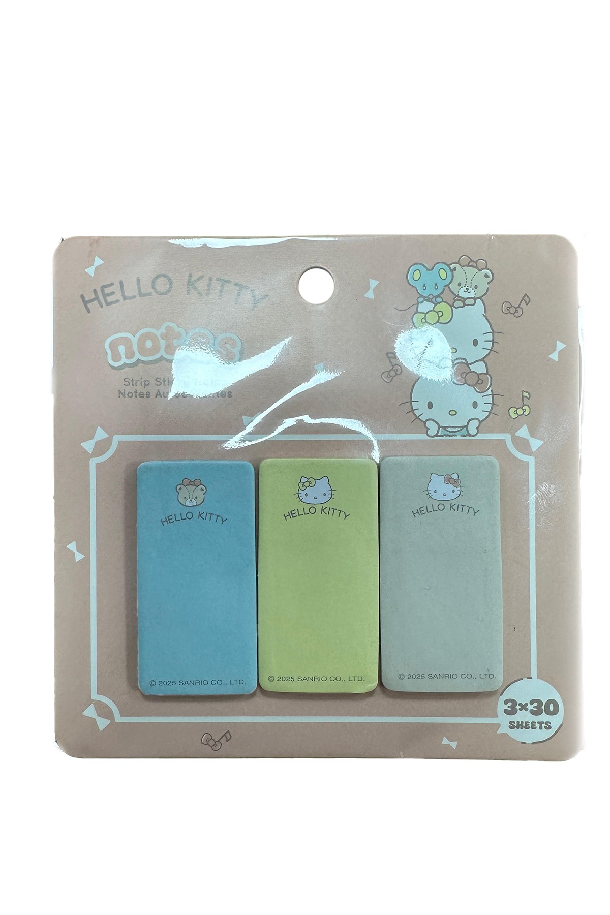 Sanrio Lisanslı Sert Kapak Dikey Not Kağıdı (Hello Kitty)