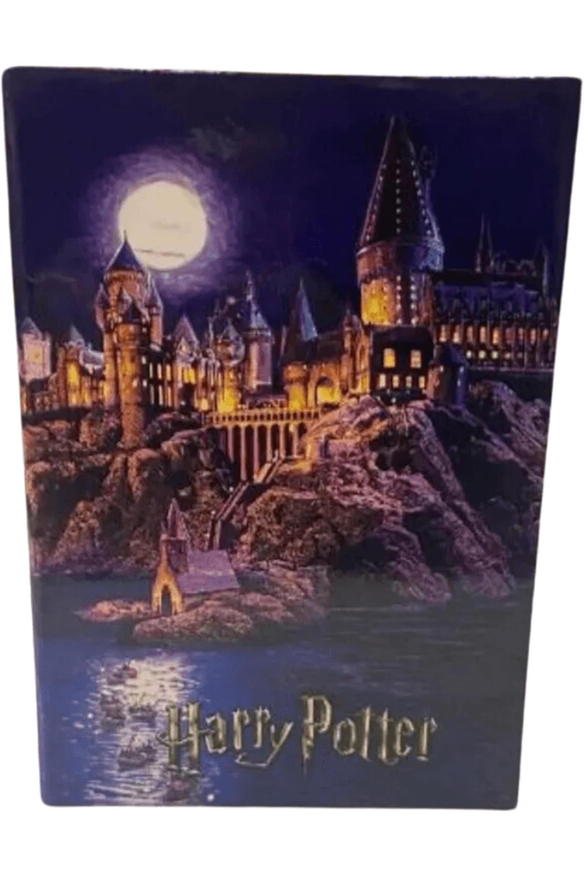 Harry Potter Lisanslı Kitap Görünümlü Kilitli Gizli Kasa-Kumbara Hogwards