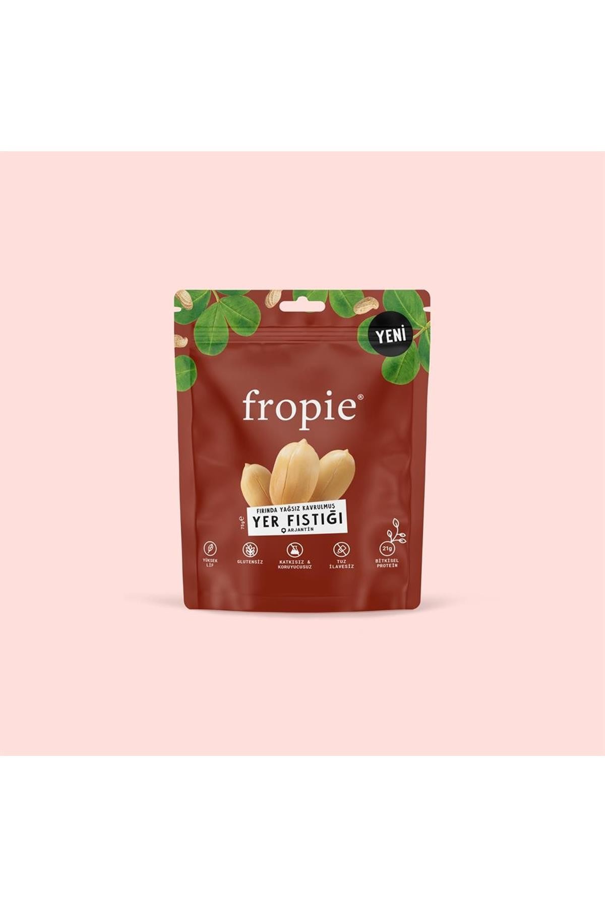 Fropie Yer Fıstığı Fırında Yağsız Kavrulmuş 75 Gr