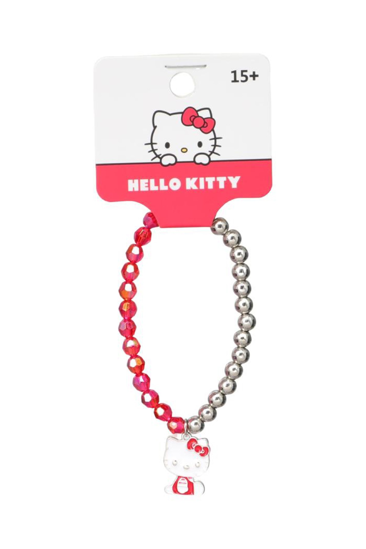 Sanrio Lisanslı Hello Kitty Boncuklu Saç Tokası