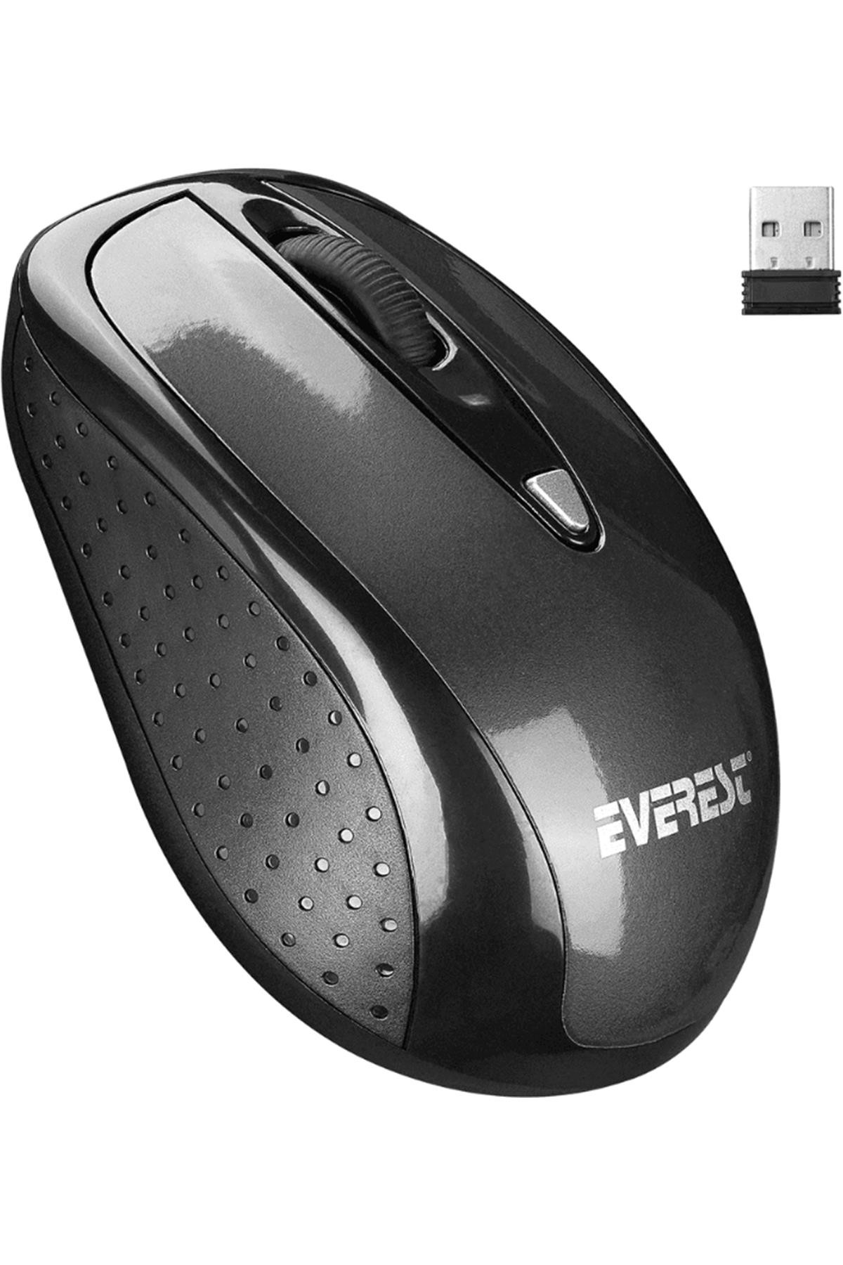 Everest Sm-901 Gri 2.4Ghz Optik Kablosuz Mouse