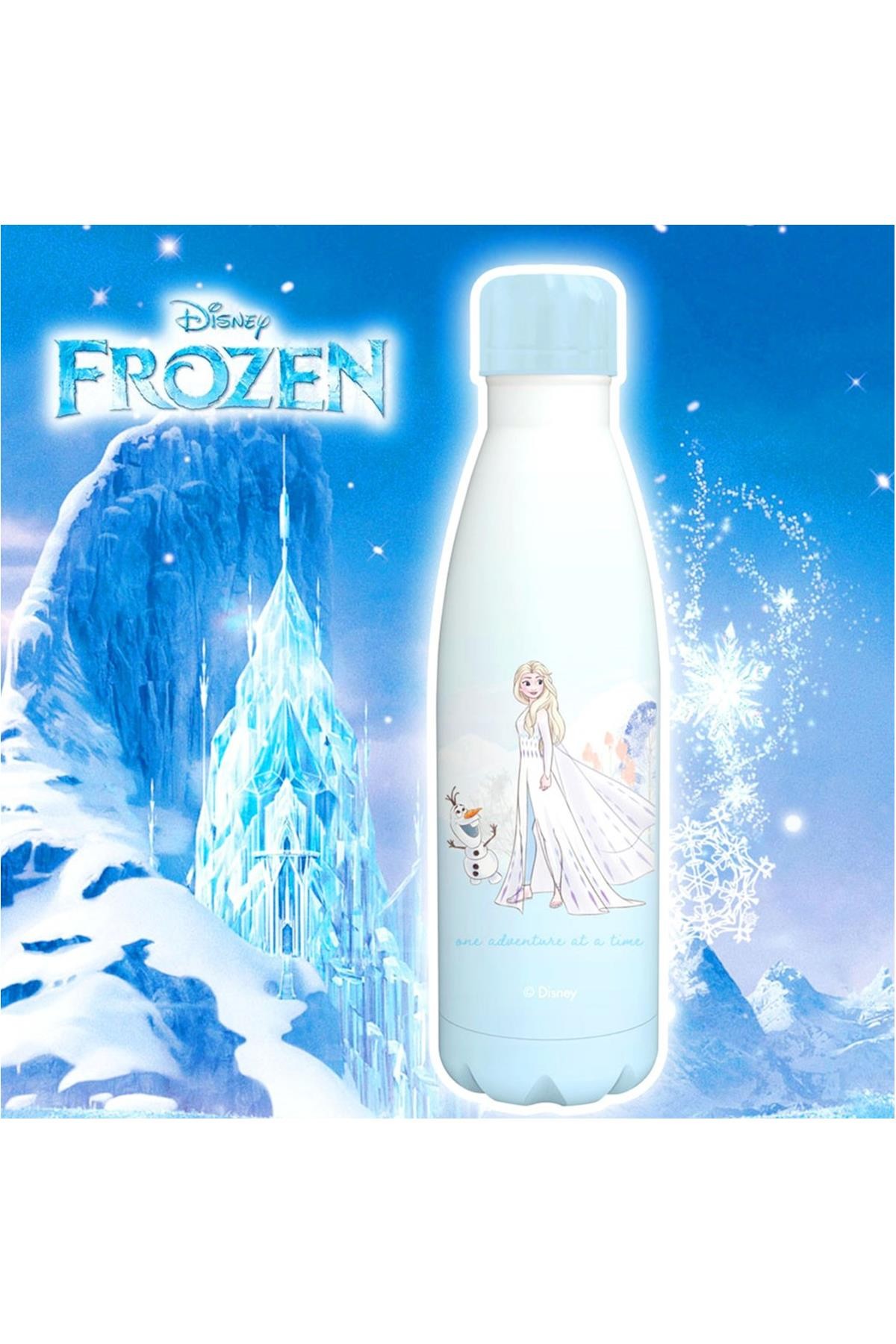 Disney Frozen Lisanslı Kapaklı Termos (500Ml)