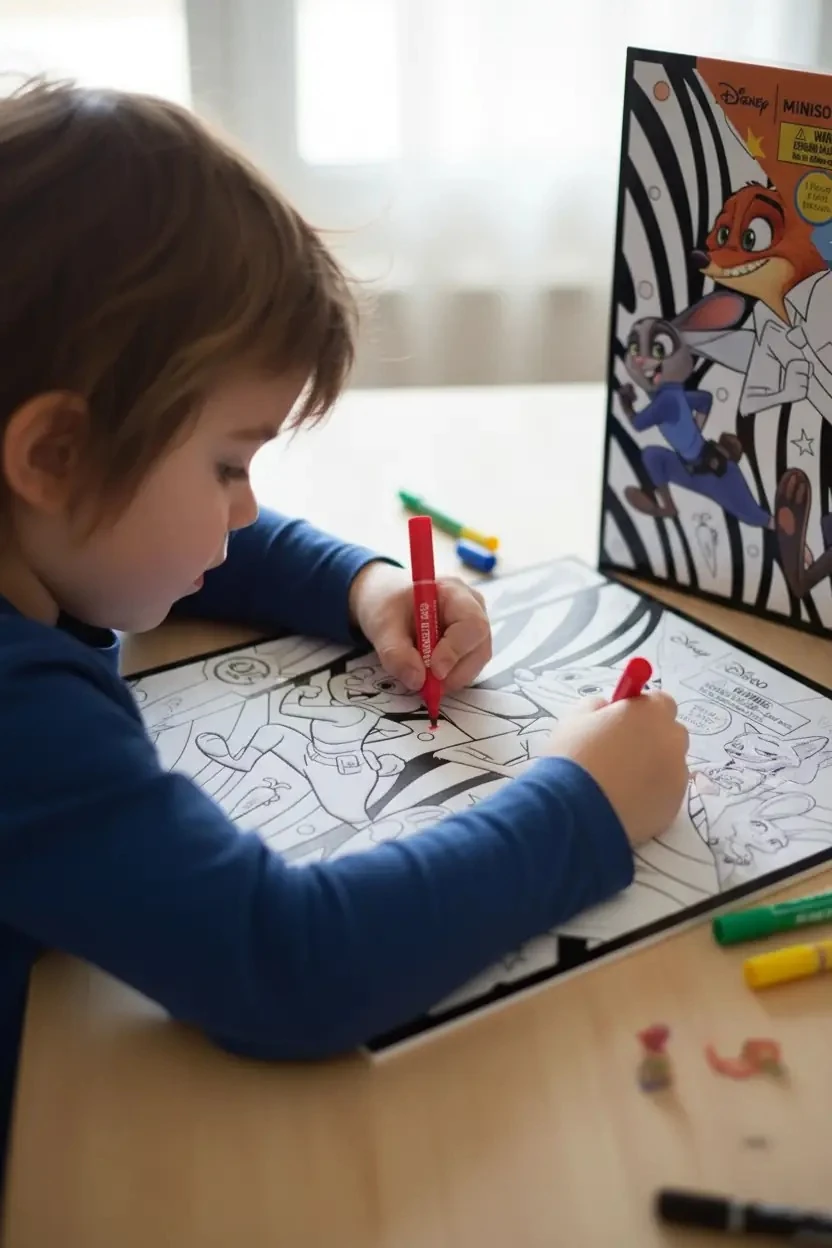 Disney Zootropolis Lisanslı Sürüngen Boyama – Kadife Dokulu & Kolay Boyama