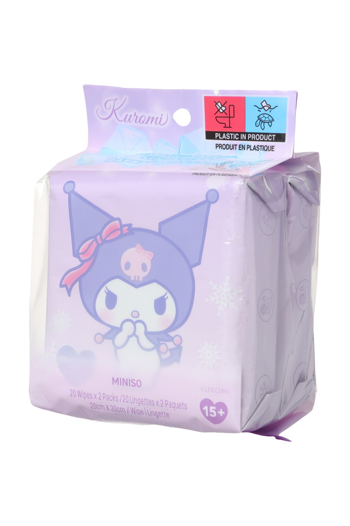 Sanrio Lisanslı Serinletici Islak Mendil (20 Adet*2 Paket)