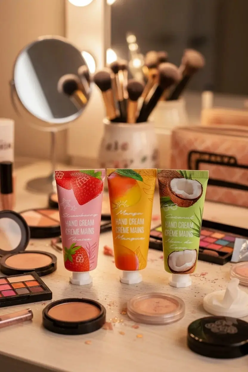 MINISO Taze Meyve Özlü 3'lü El Kremi Seti (Çilek-Mango-Hindistan Cevizi)