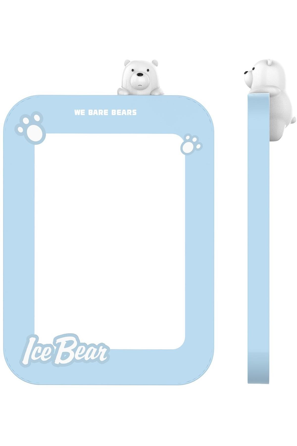 We Bare Bears Lisanslı Figürlü Makyaj Aynası - Kutup Ayısı
