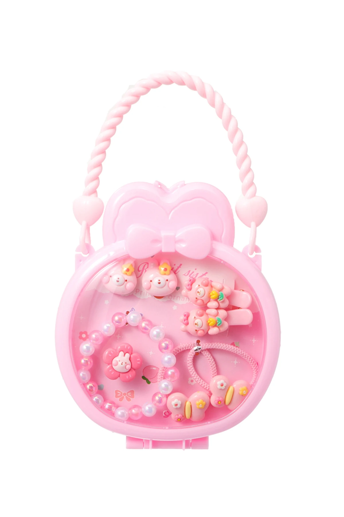 Çizgifilm Figürlü Çantalı Çocuk Toka Seti