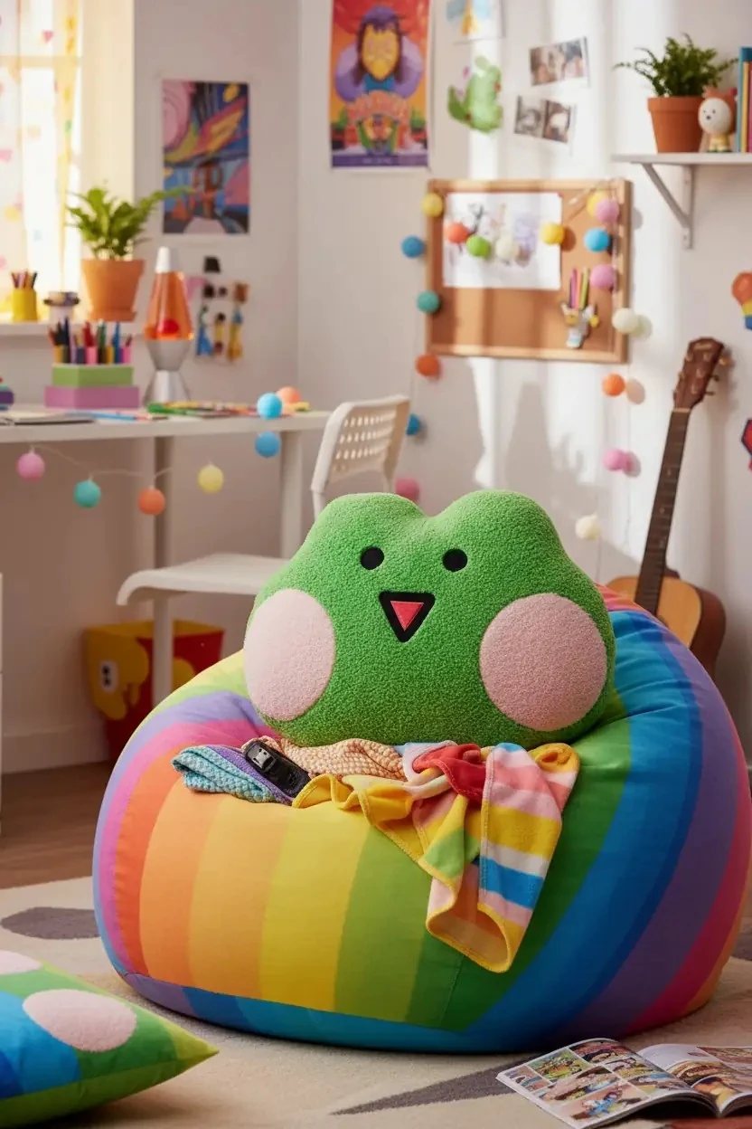 Minini Koleksiyonu 17 inç Baş Şeklinde Yastık (lenini)