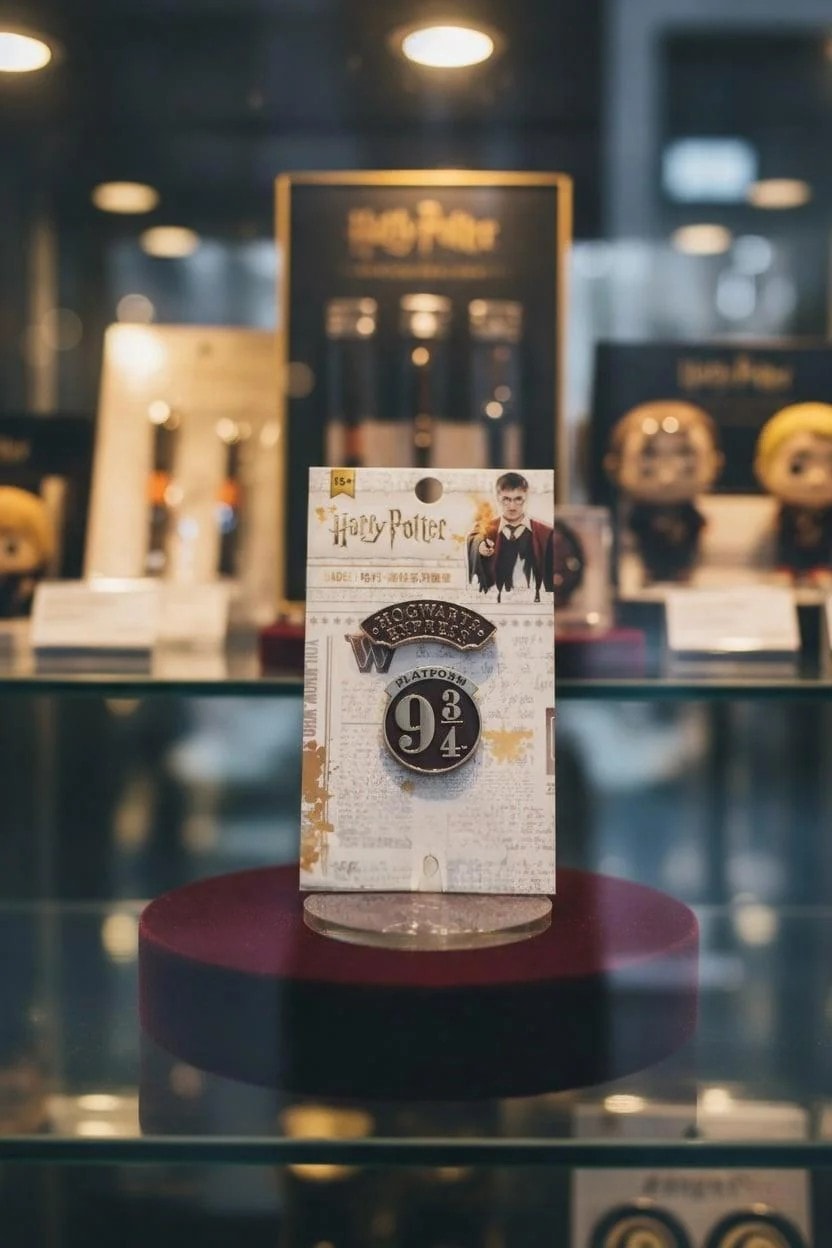 Harry Potter Lisanslı Hogwarts & Platform Dokuz Çeyrek Rozet