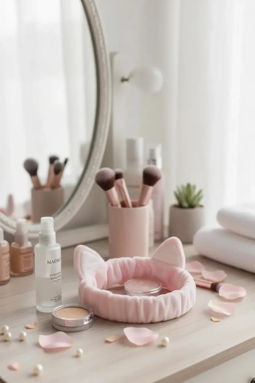 Hayvan Serisi Kalın 3D Saç Bandı (Kedi)