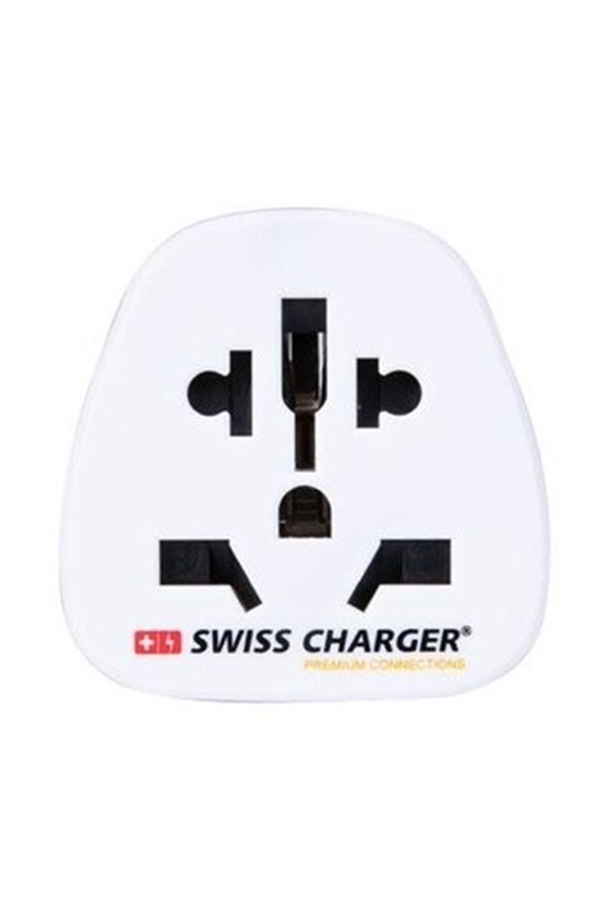 Swiss Charger Scp 20061 Travel Universal Beyaz Seyahat Adaptörü