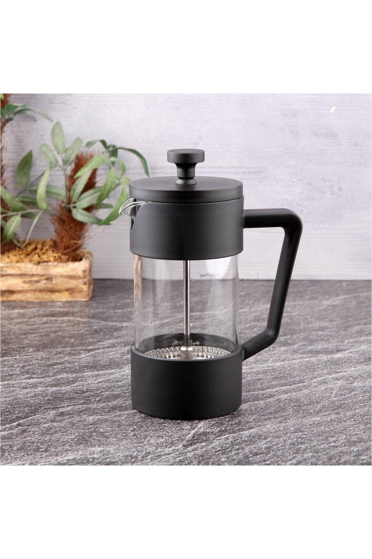 Siyah Cam French Press 350 Ml