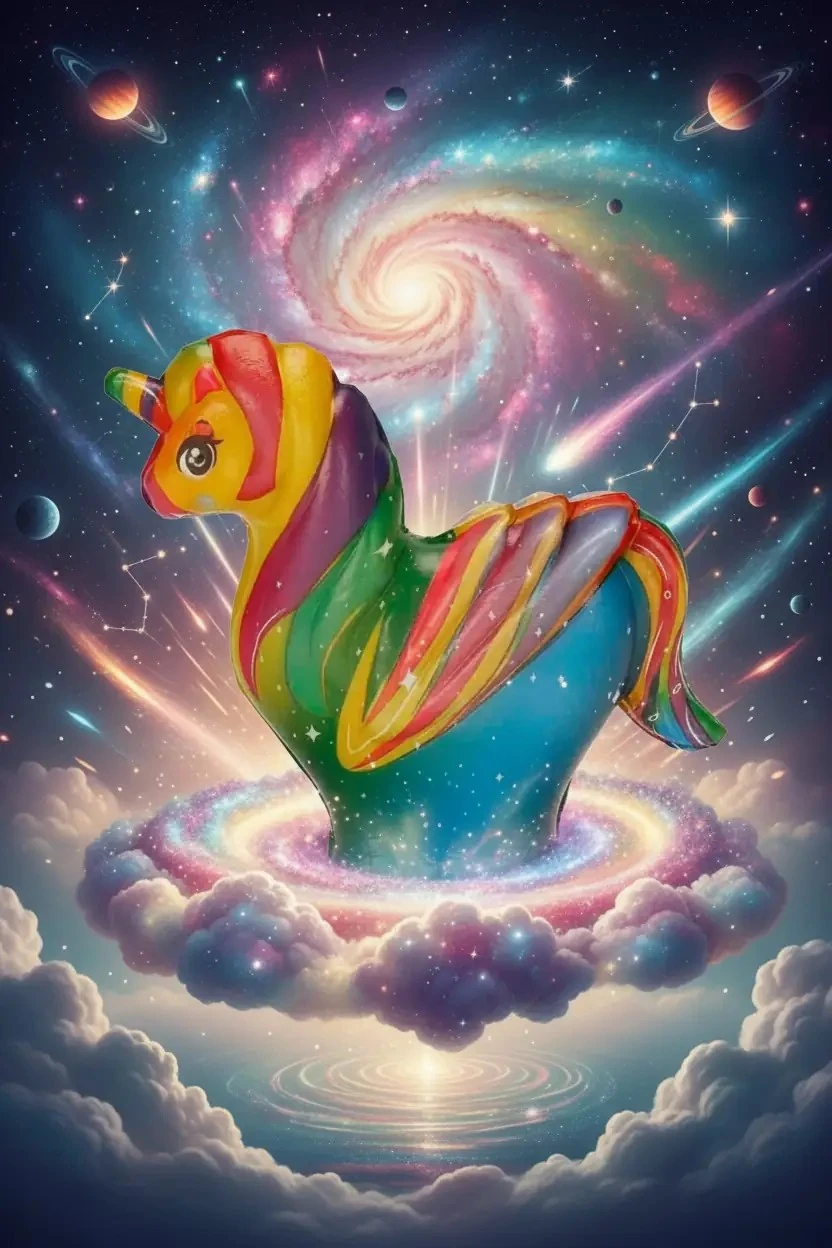 Tusi Squishy Unicorn Oyuncak – Yumuşak Sıkılabilir Stres Köpük Oyuncak