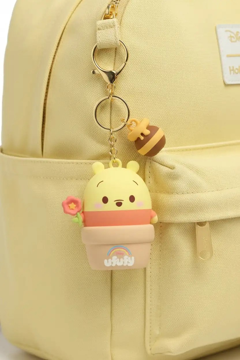 Disney Ufufy Lisanslı Led Işıklı Anahtarlık - Winnie