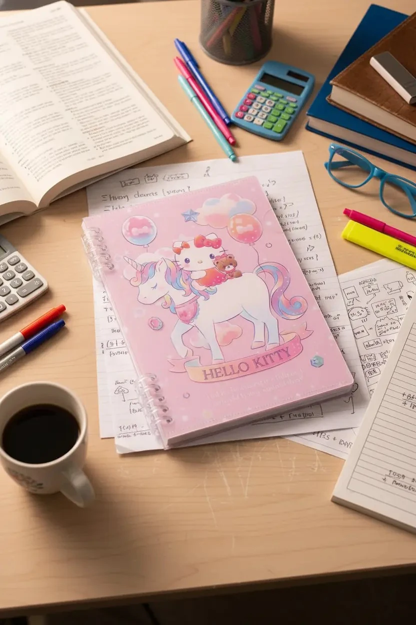 Sanrio Lisanslı A5 Telli Defter (48 Yaprak) - Hello Kitty