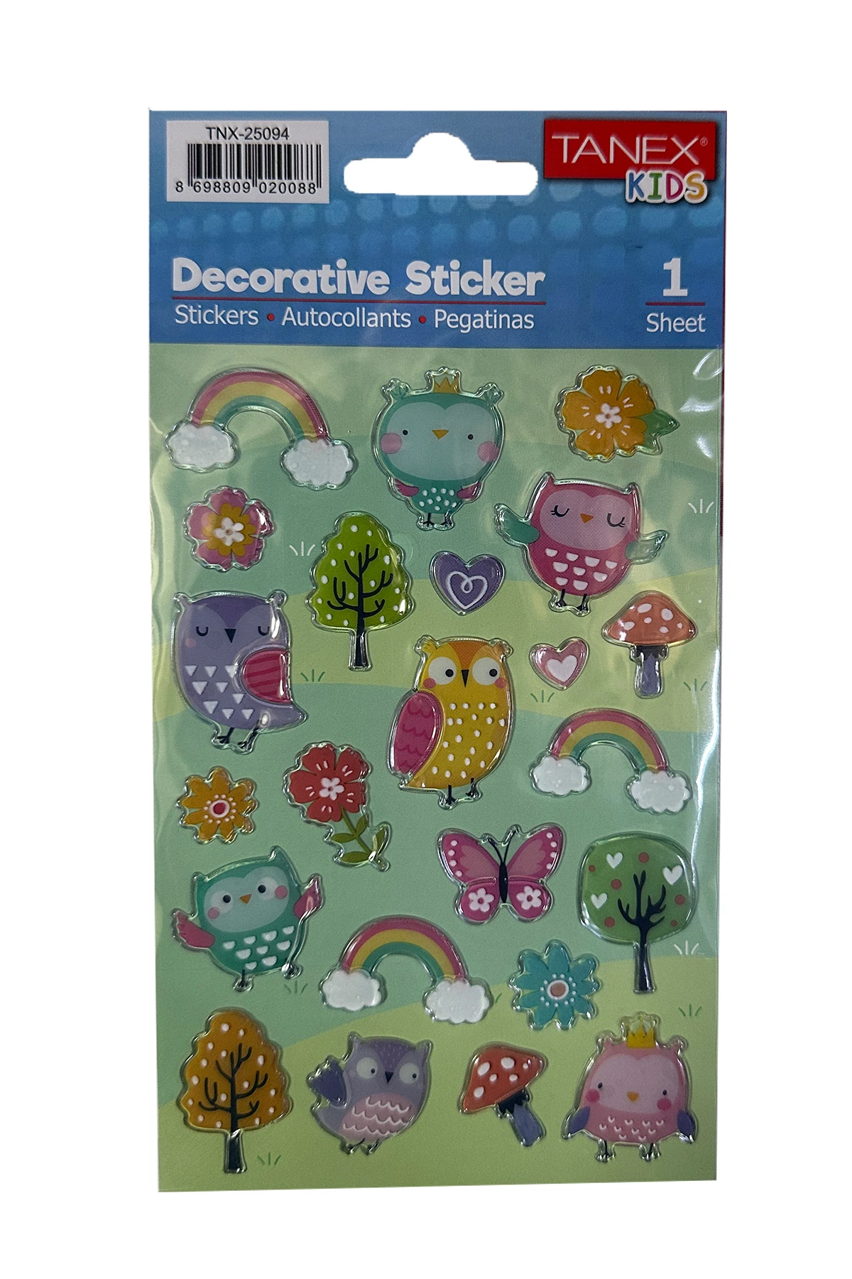 Orman Hayvanları Serisi Etiketi