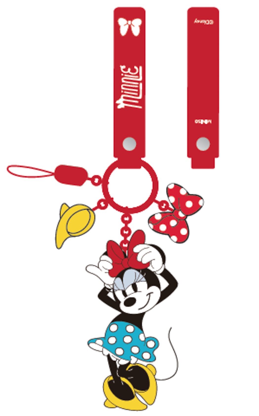 Mickey Mouse Lisanslı Figürlü Telefon İpi - Minnie