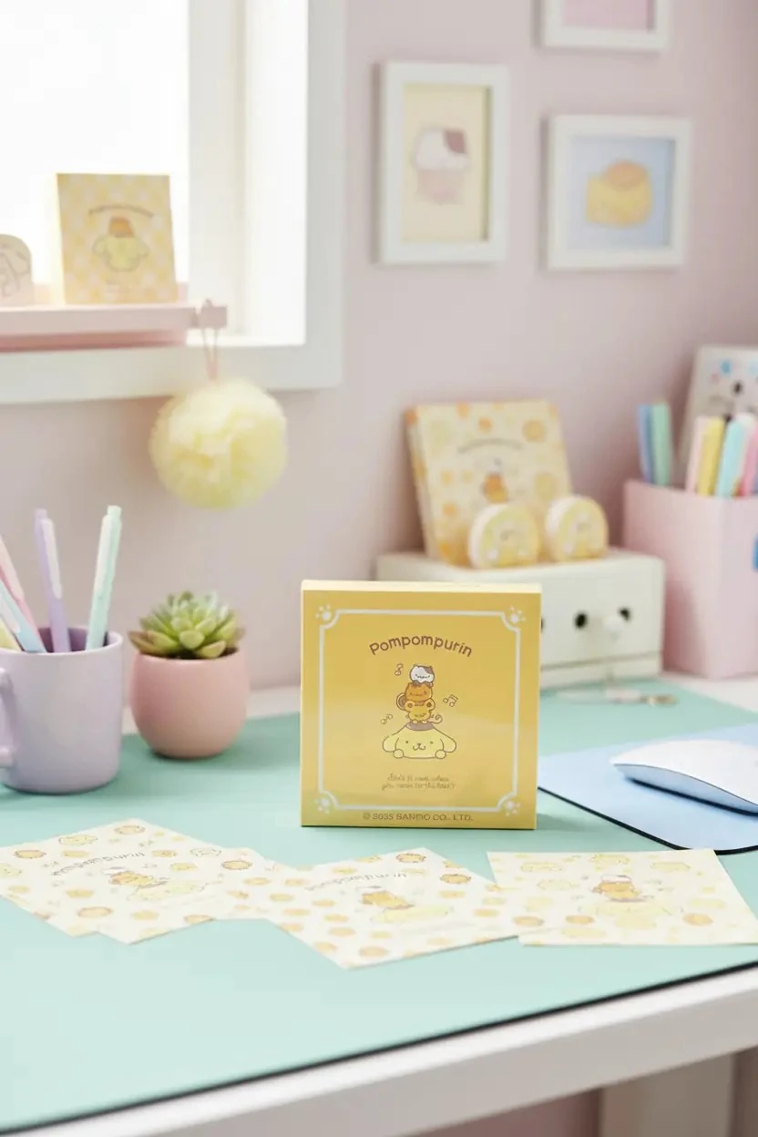 Sanrio Lisanslı Pompompurin Not Kağıdı – 250 Yaprak