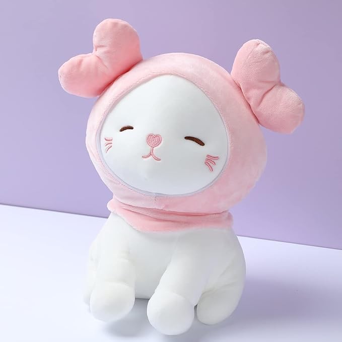 Şapkalı Sevimli Kedi Peluş Oyuncak 27cm