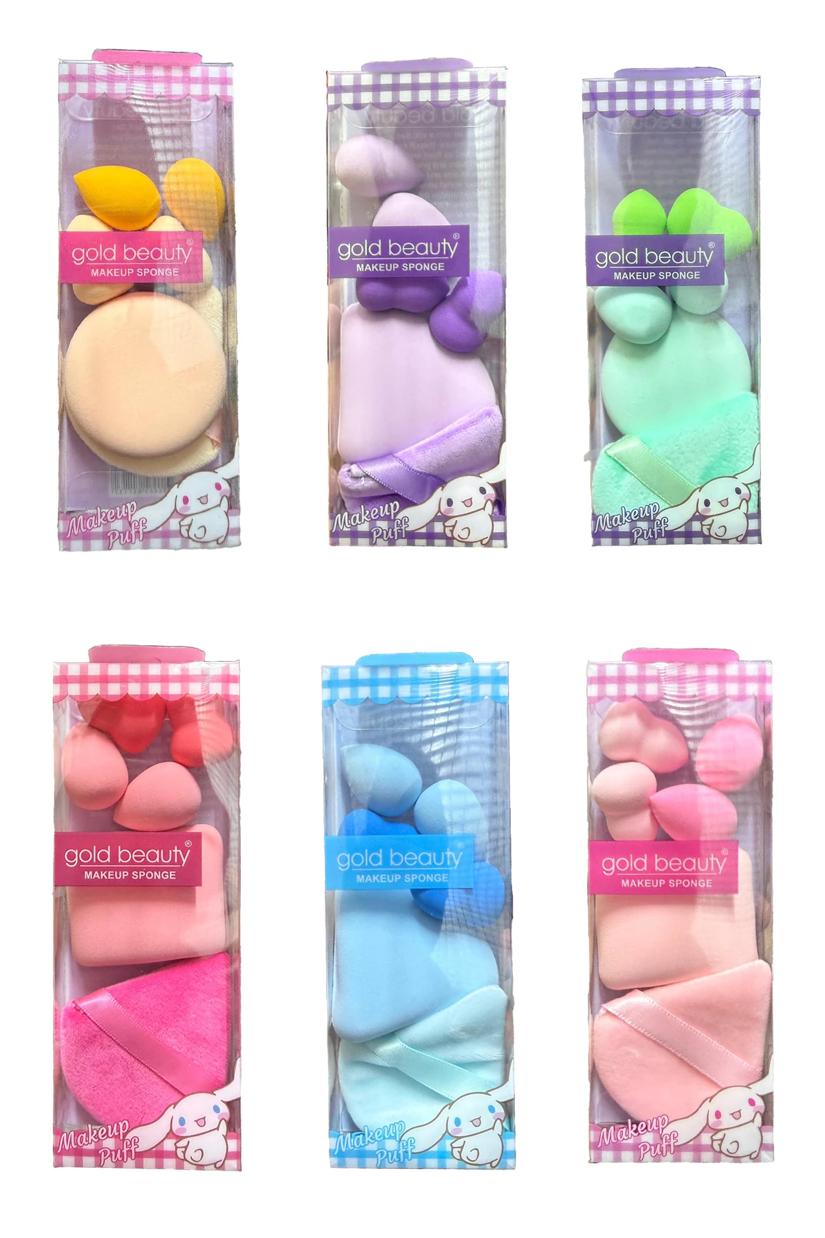 6'lı Makyaj Süngeri