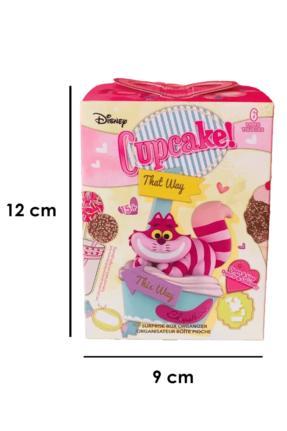 Disney Lisanslı Cupcake Serisi Sürpriz Kutu Düzenleyici