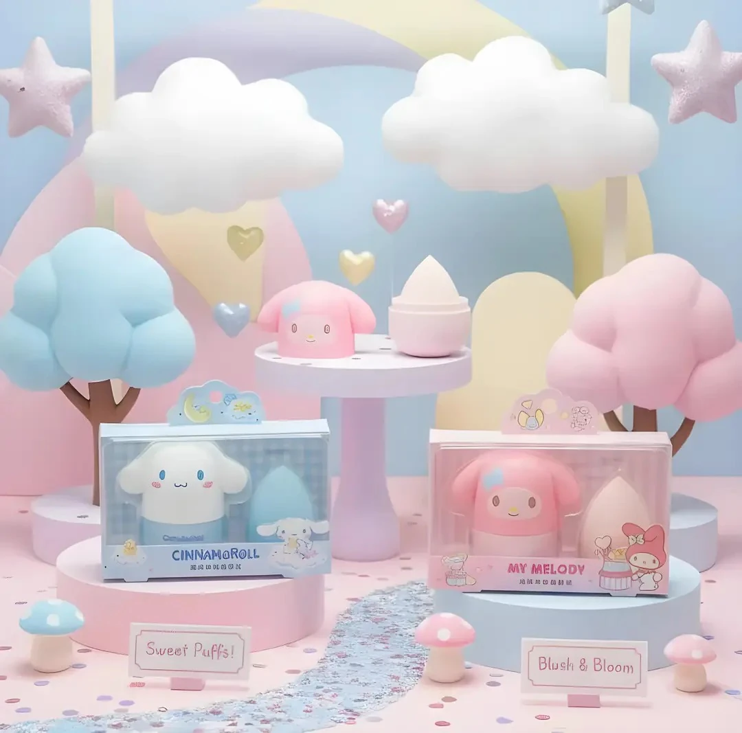 Sanrio Lisanslı Çantalı Makyaj Süngeri - Cinnamoroll - My Melody