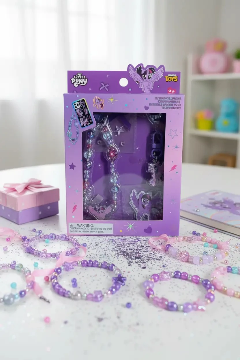 My Little Pony Lisanslı Kendin Yap Boncuk Seti – Yaratıcı Takı & Bileklik Tasarımı