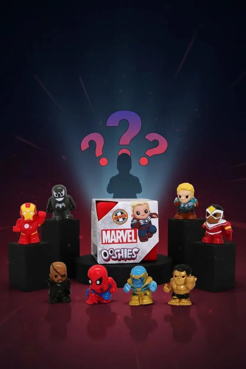 Marvel Lisanslı Ooshies Sürpriz Figür Blind Box – Koleksiyonluk Oyuncak