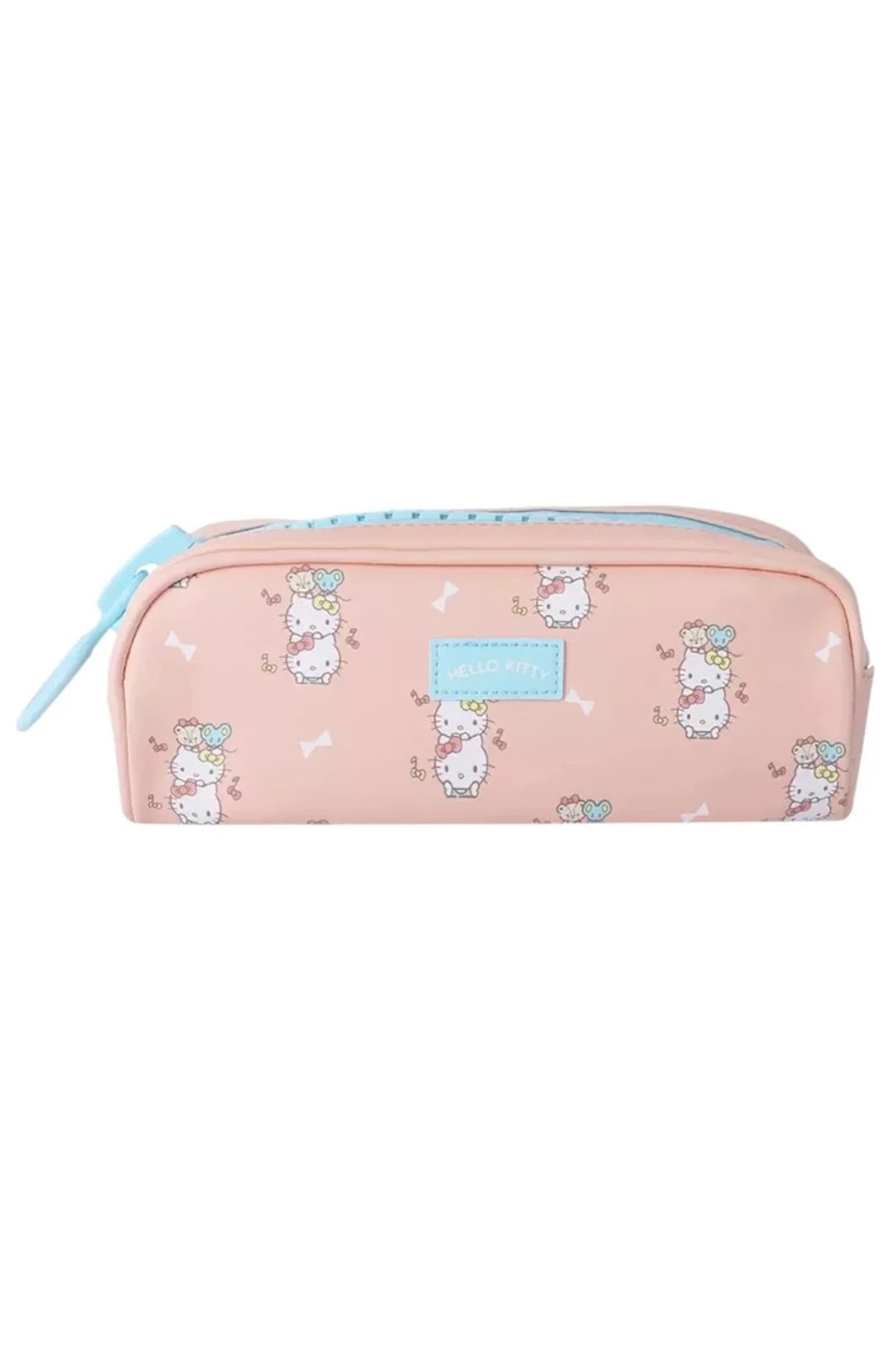 Sanrio Lisanslı Büyük Fermuarlı Kırtasiye Çantası (Hello Kitty)