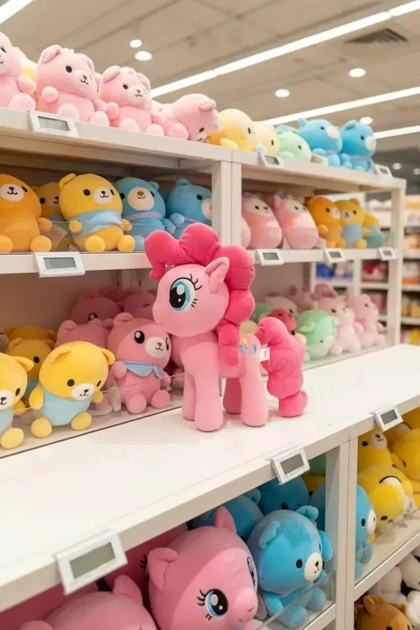 My Little Pony Lisanslı 25 cm Ayakta Peluş Oyuncak (Pinkie Pie)