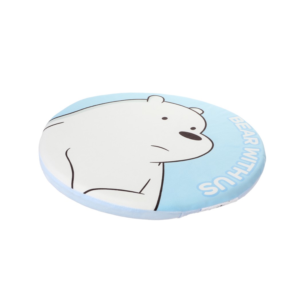We Bare Bears Lisanslı Yuvarlak Yastık - Kutup Ayısı 40 cm