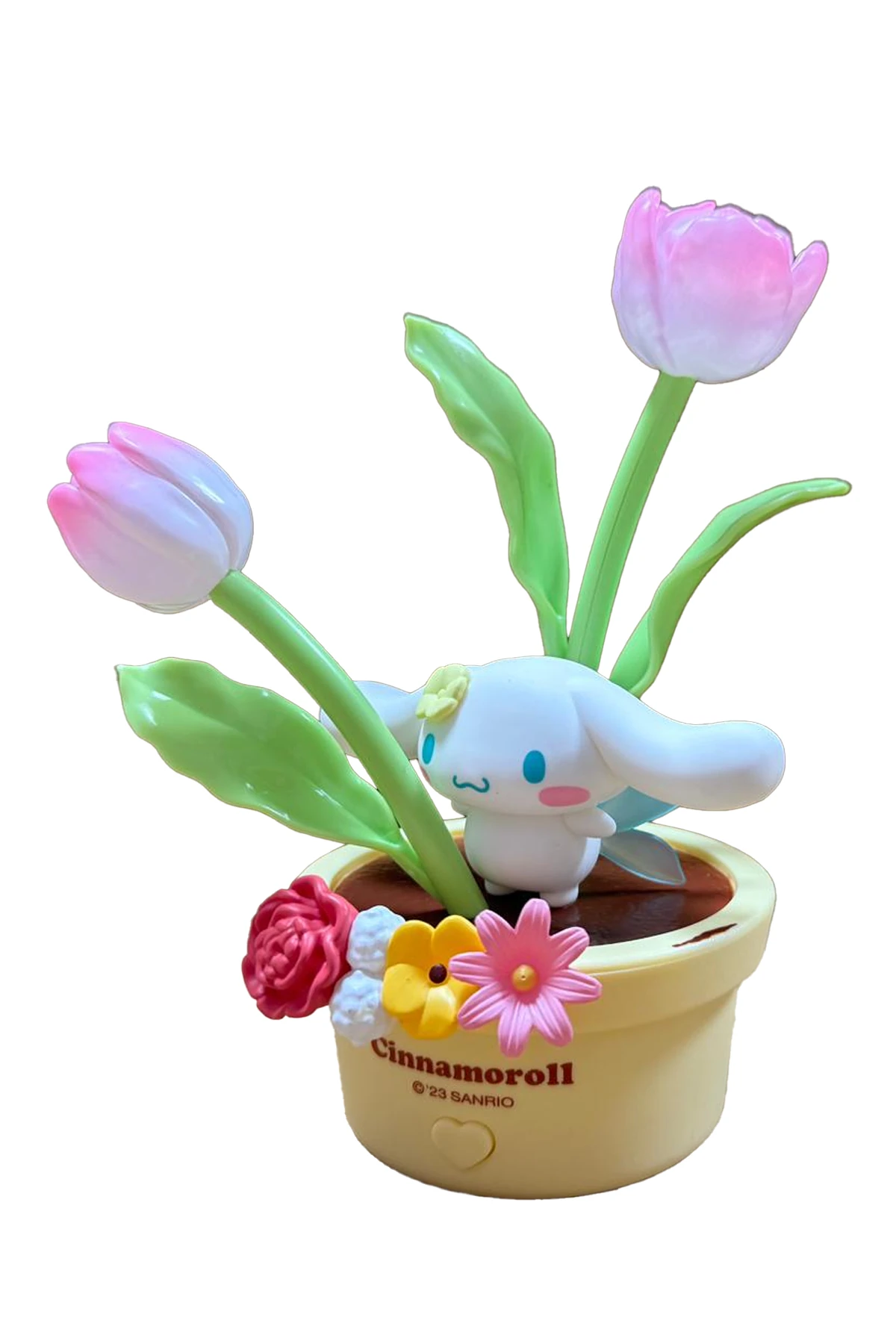 Sanrio Lisanslı Cinnamoroll Çiçek Serisi LED Gece Lambası