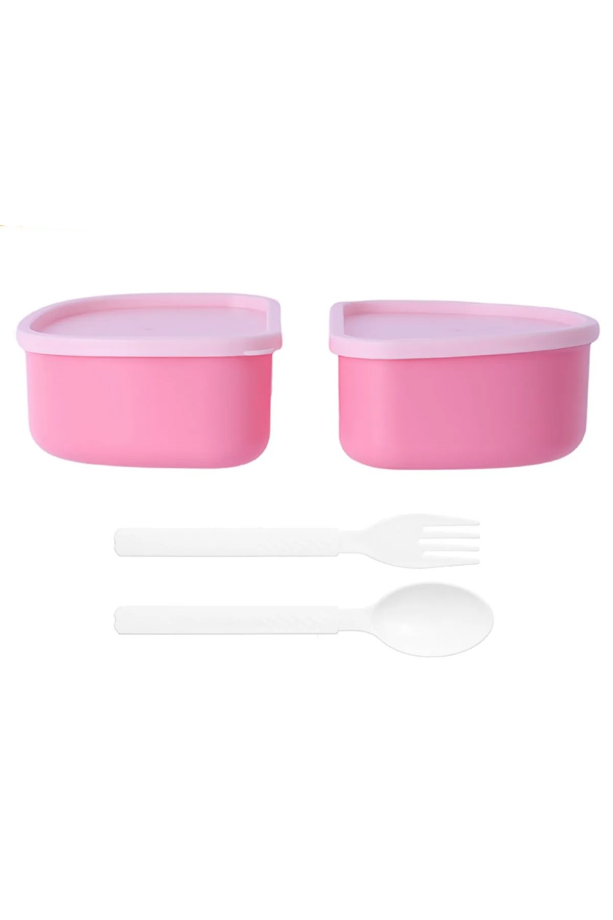 Sanrio Lisanslı Hello Kitty Çift Katmanlı Askılı Yemek Kabı