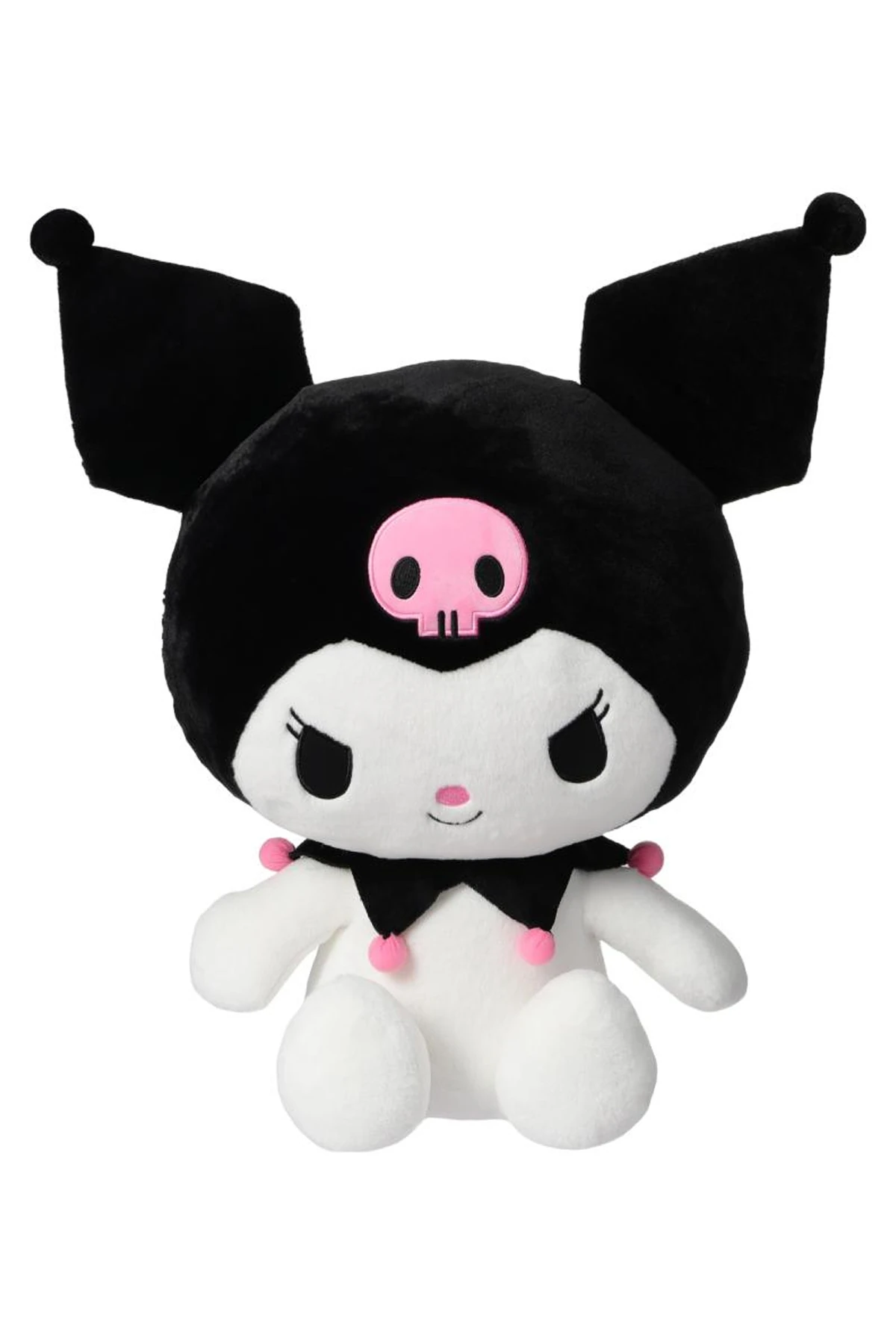 Sanrio Lisanslı Oturan Peluş Oyuncak (53 cm)-Kuromi