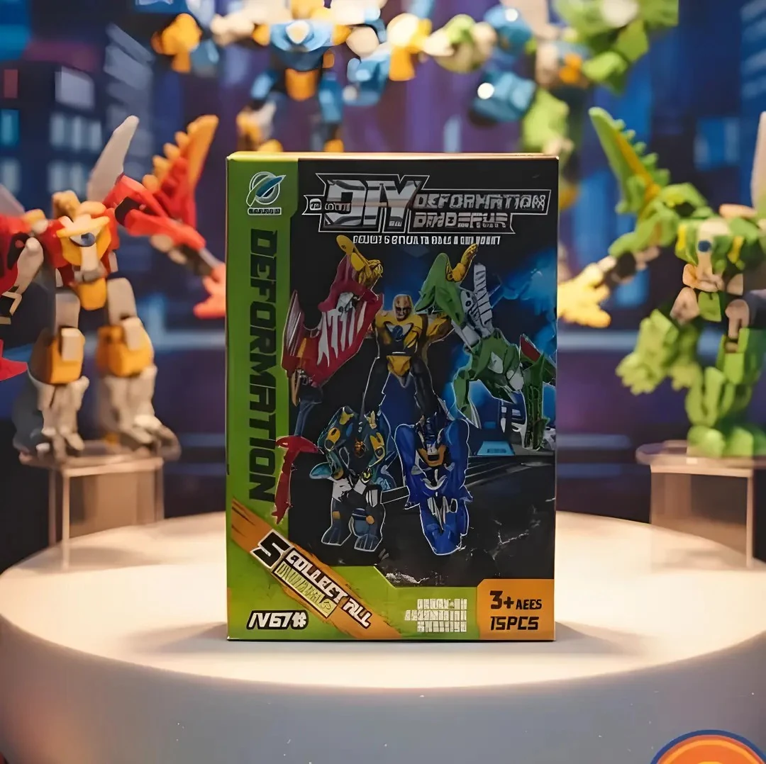 Dinozor Dönüşüm Oyuncağı Montajı (5 Çeşitli Model) (PDQ)