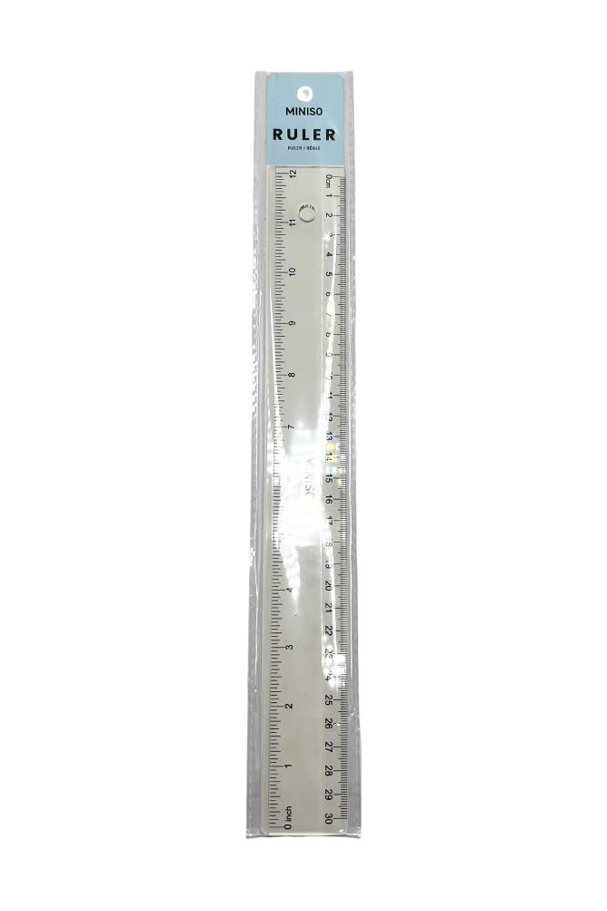Basic Serisi 30 cm Şeffaf Cetvel