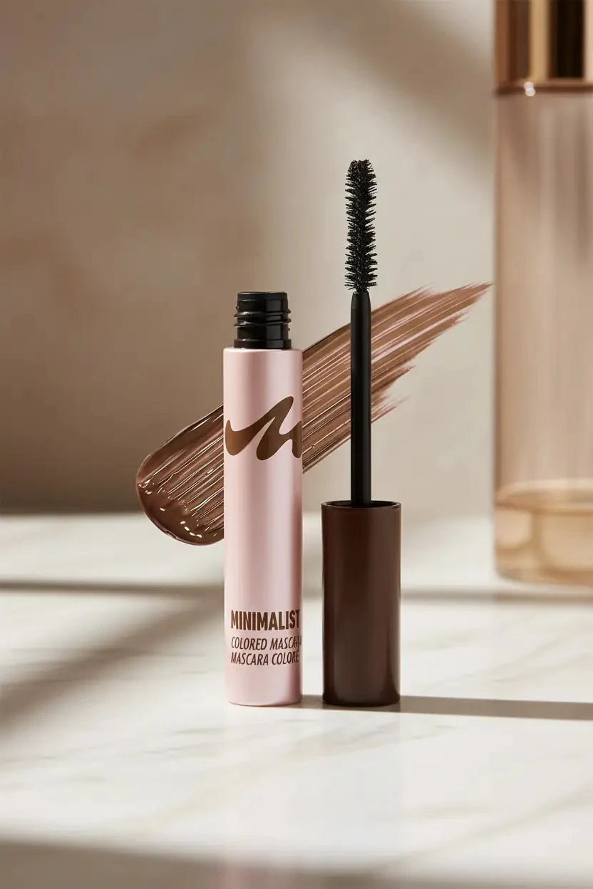 Miniso Lisanslı Minimalist Serisi Kıvırma Etkili Maskara No 02 Kahverengi - Doğal Hacim ve Belirginleştirici Maskara