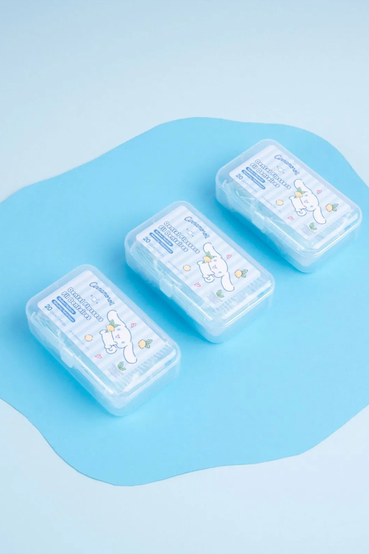 Cinnamoroll Lisanslı Ultra İnce Nane Aromalı Kürdan Tipi Diş İpi (20x3 Adet)