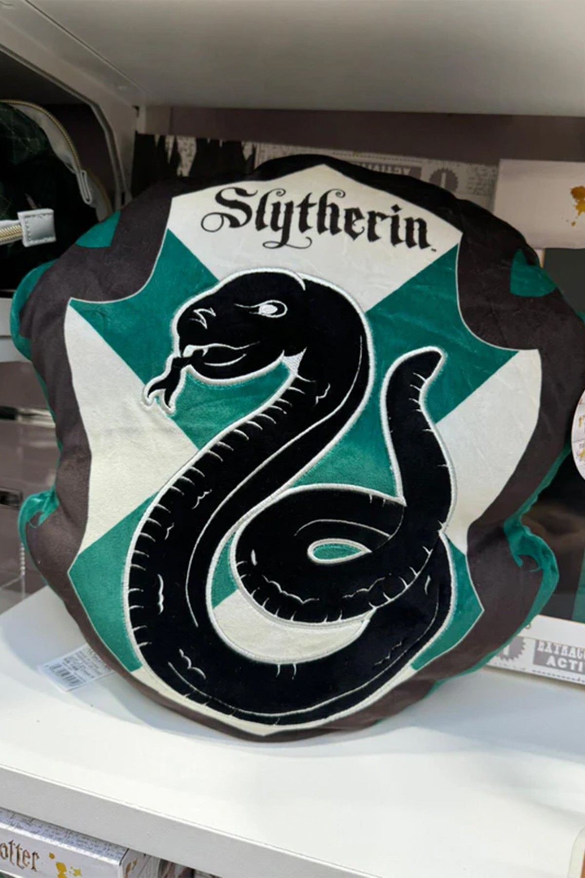 Harry Potter Lisanslı Yastık (40 cm) - Slytherin