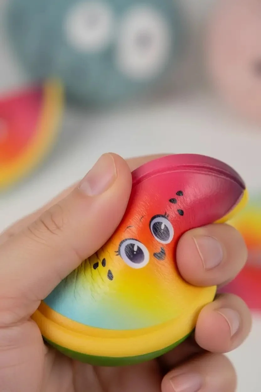 Tusi Squishy Karpuz Figürlü Oyuncak – Stres Giderici Yumuşak Doku