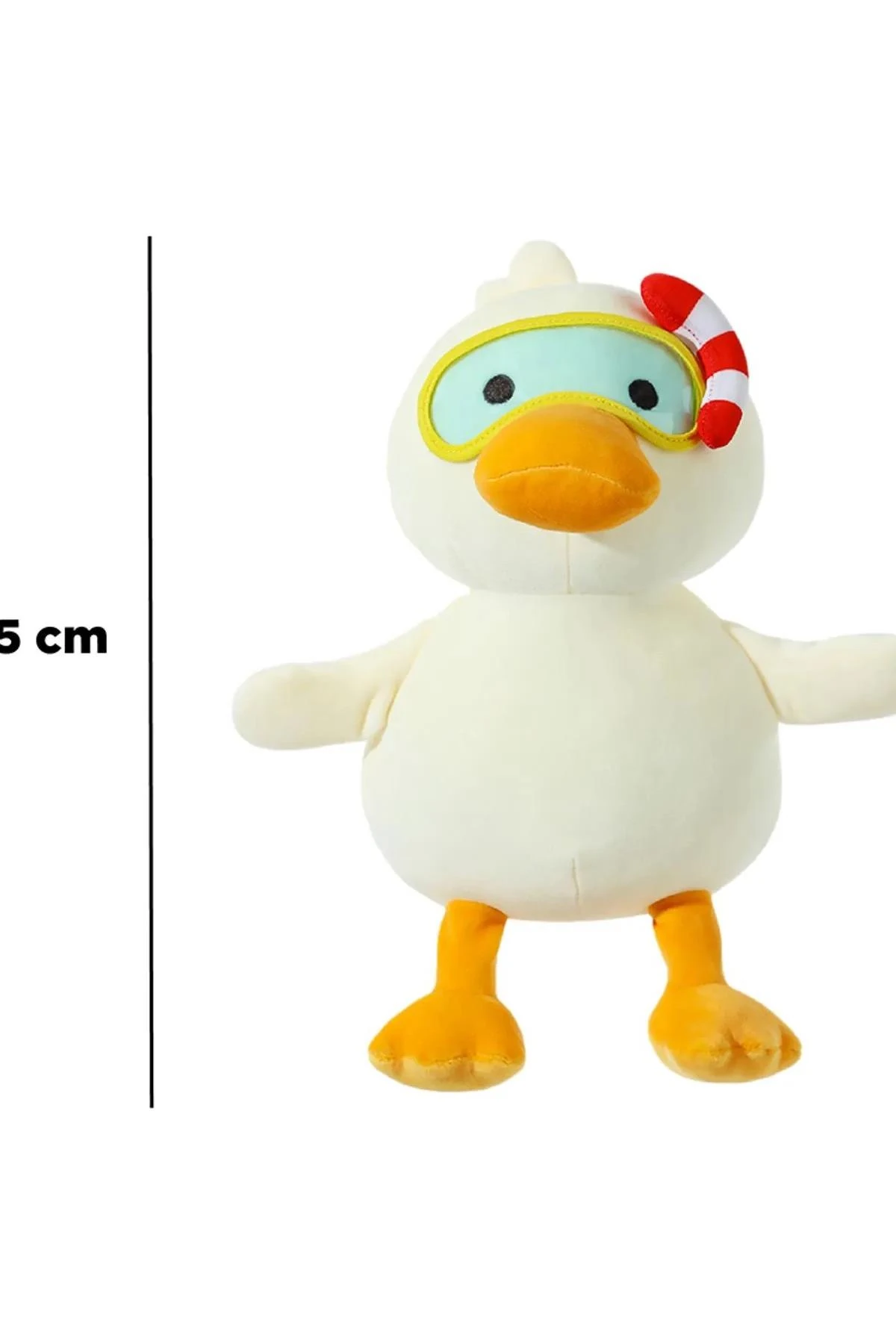 Dalış Ördeği Serisi Peluş Oyuncak - Şnorkelli 27 Cm