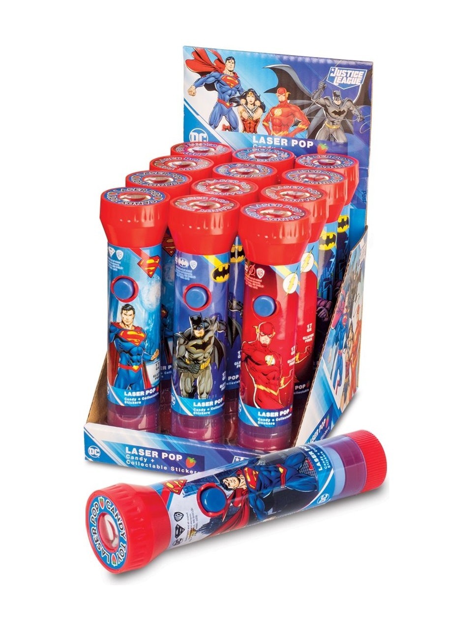 Justice League Laser Pop Işıklı Şeker