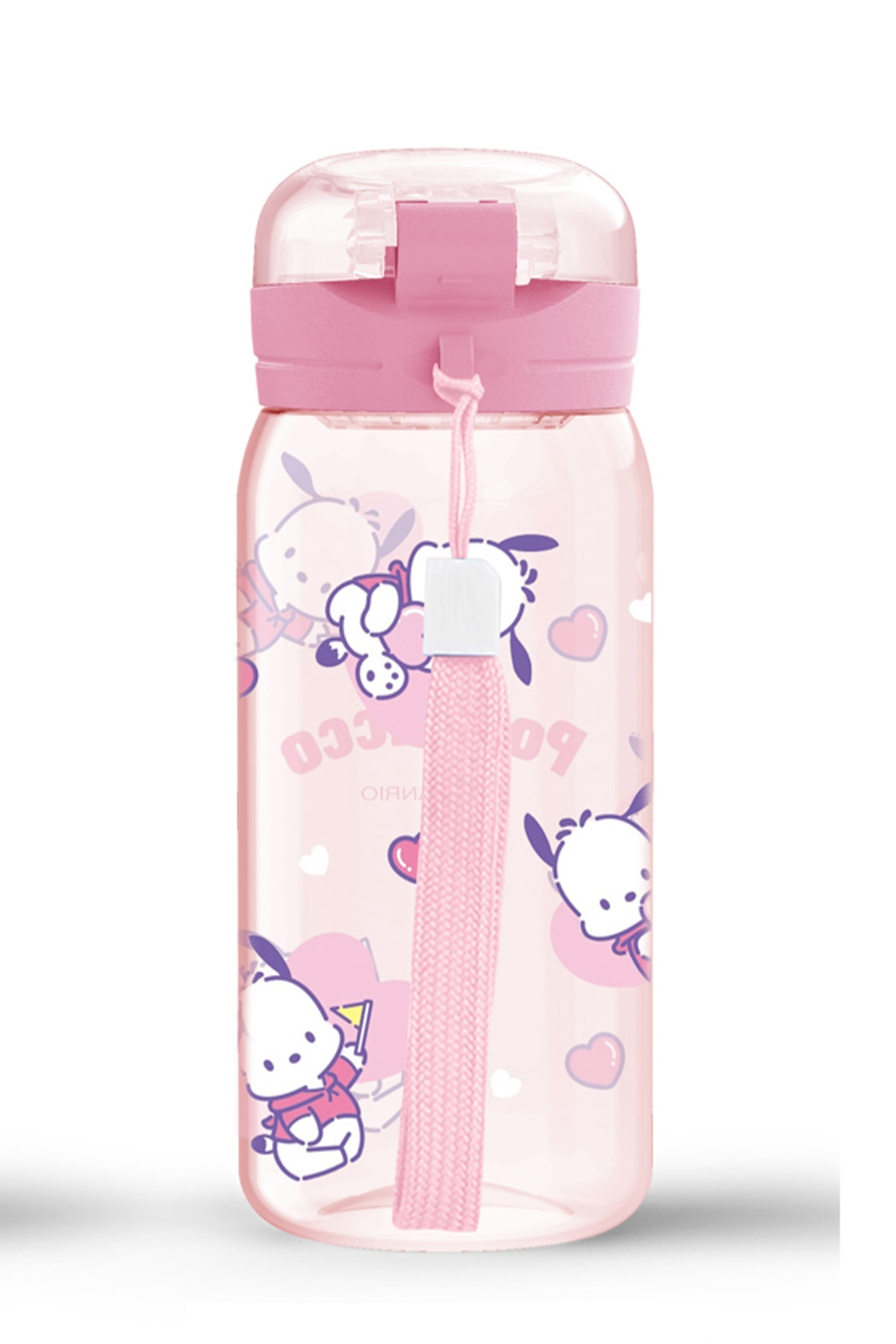Sanrio Lisanslı Askılı Plastik Şişe (450mL)(Pochacco)