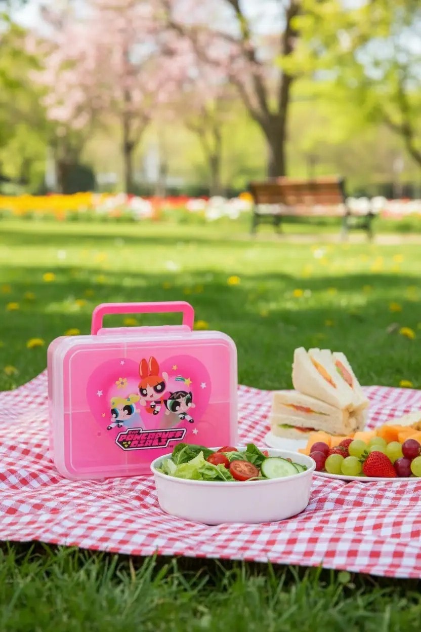 Powerpuff Girls Lisanslı Saplı Yemek Kabı - 1.6L