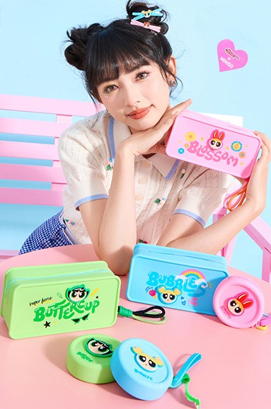 Powerpuff Girls Lisanslı Silikon Kozmetik Çantası (Blossom)